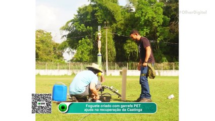 Foguete de Garrafa PET Promove Recuperação da Caatinga 🌱