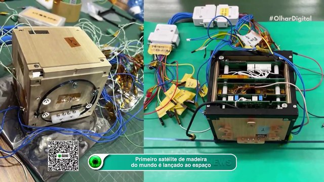 Primeiro satélite de madeira do mundo é lançado ao espaço