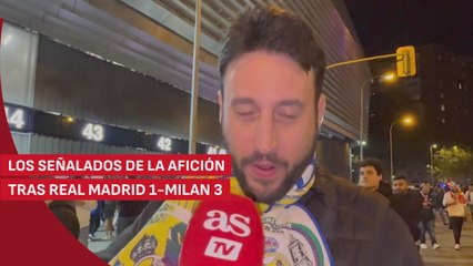 La afición indignada tras perder contra el Milan