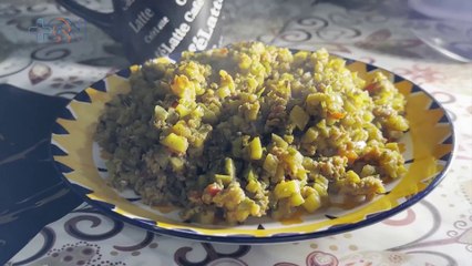 Doña Lupe y susiingular Picadillo de Cáscara de Plátano