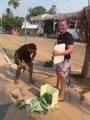 Guy Drops Beer Cooler