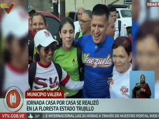 Gobierno regional del estado Trujillo realiza visita casa por casa en el municipio Valera