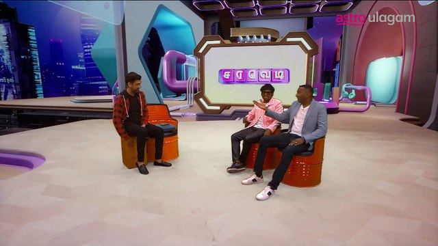 The talented duo, Santesh and Siddarth, on the set of Saravedi to discuss their new music video ‘Macha Pudipattaanda’!