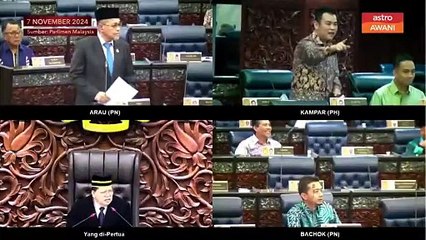 “Selagi semua tidak duduk saya akan ketuk sehingga esok” - Speaker Dewan Rakyat