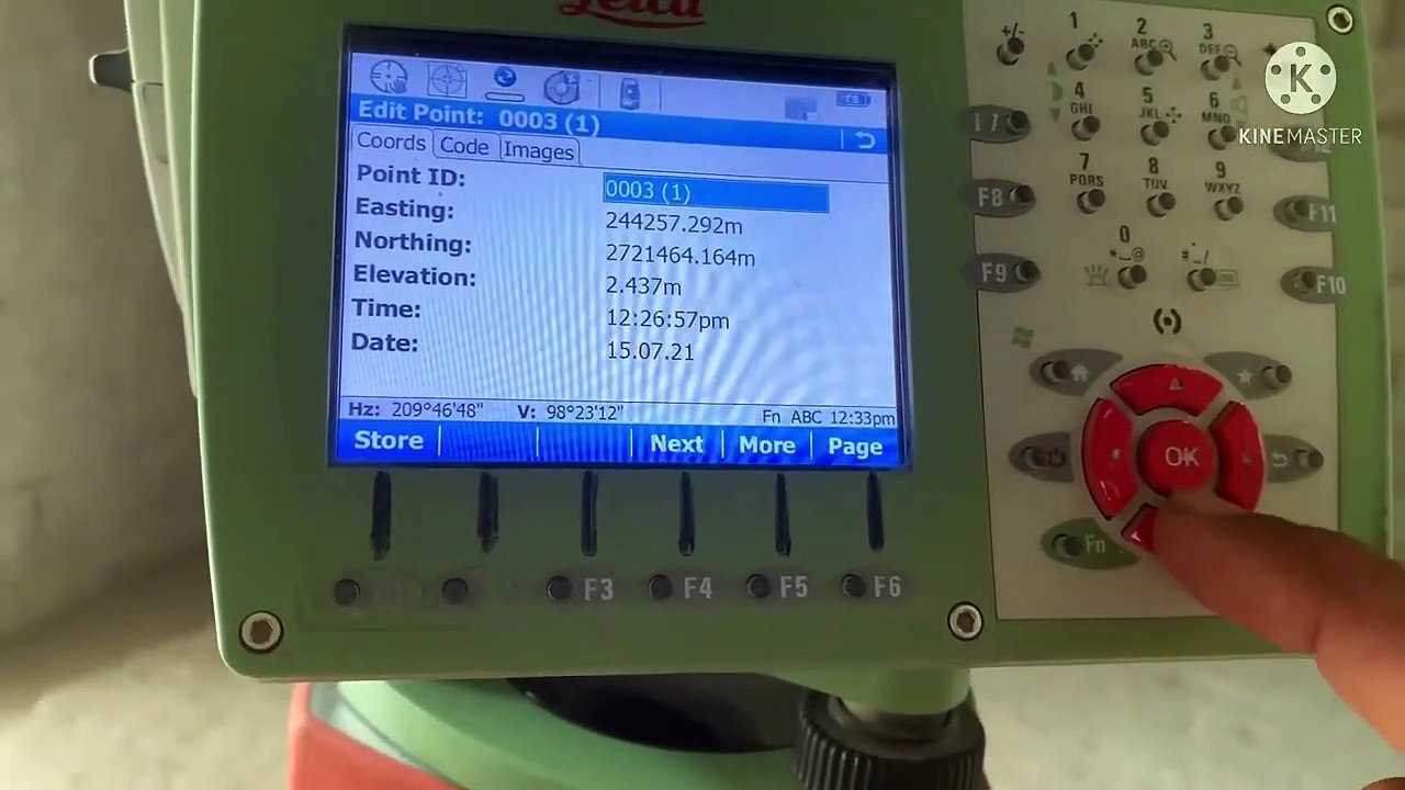 How to take as built and mark a point by lieca ts11 total station in Urdu_Hindi #stack_out #survey