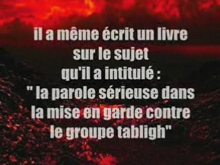 Réponse au groupe tabligh