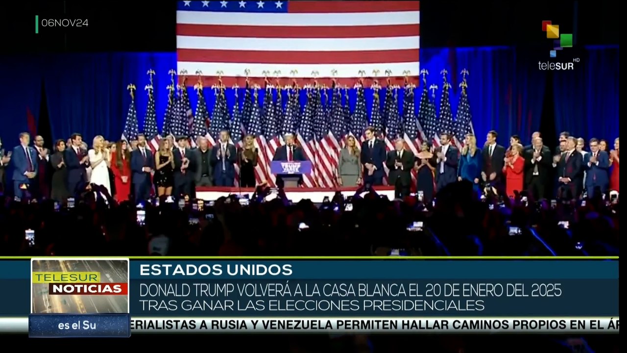 Donald Trump volverá a la casa blanca el 20 de enero del 2025 tras ganar las elecciones presidenciales
