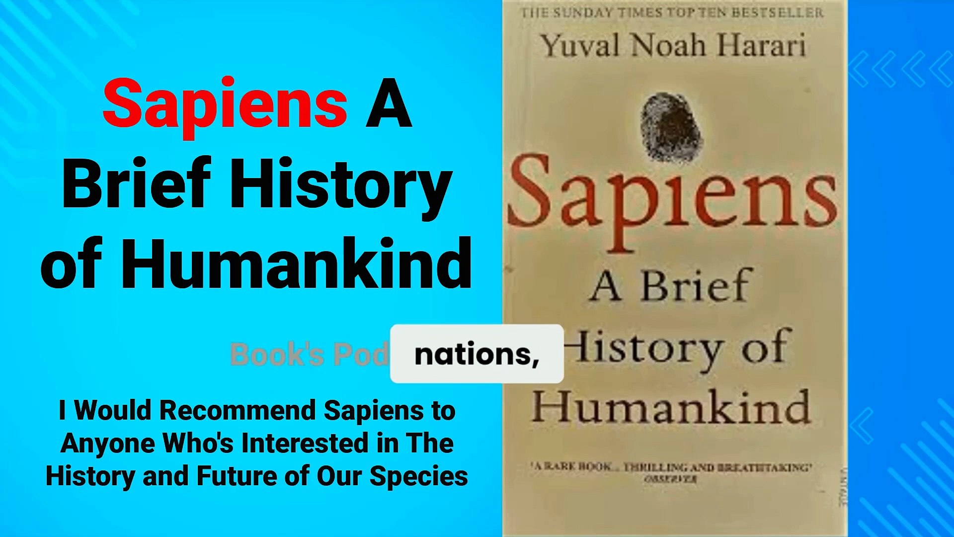 ⁣Sapiens: A Brief History of Humankind by Yuval Noah Harari Audiobook