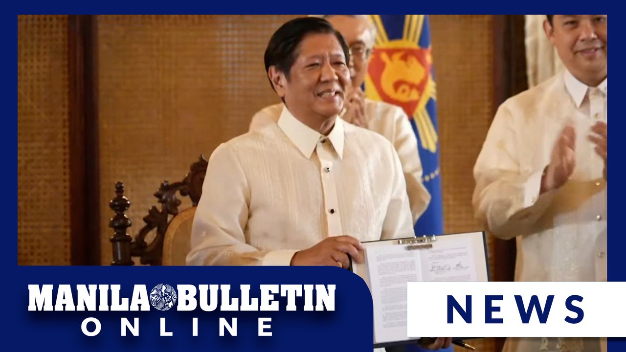Marcos signs EBET Framework Act