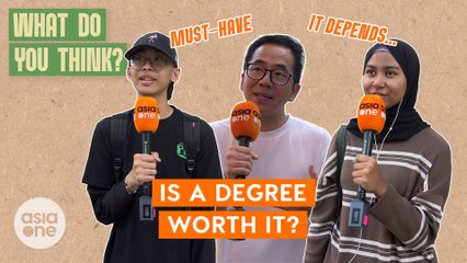 Singaporeans on pursuing higher education | What Do You Think?