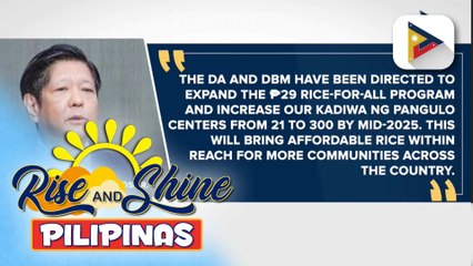 PBBM,  pinatitiyak ang access ng pamilyang Pilipino sa mas murang bigas