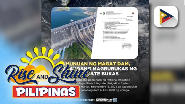 Isang gate ng Magat Dam, nakatakdang buksan ngayong umaga