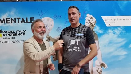 Intervista a Nicola Amoruso - PIX - PADEL ITALY X-PERIENCE Roma 2023