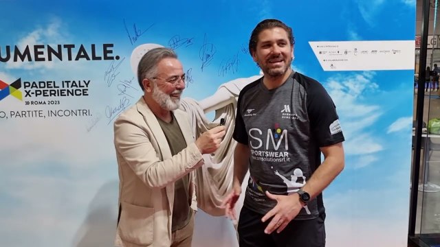 Intervista ad Alessio Cerci - PIX - PADEL ITALY X-PERIENCE Roma 2023