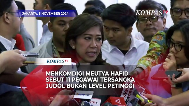 Menkomdigi Meutya Hafid Sebut 11 Pegawai Tersangka Judol Bukan Level Petinggi | SERIAL JUDOL