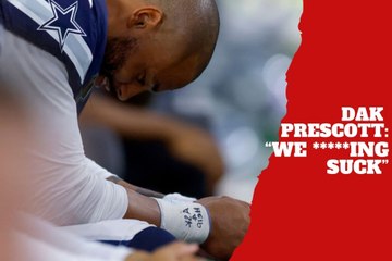 Dak Prescott muestra una frustración total al margen y admite que los Cowboys están jugando fatal