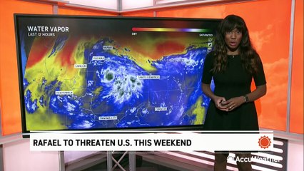Rafael on the brink of becoming a hurricane as it approaches Cuba