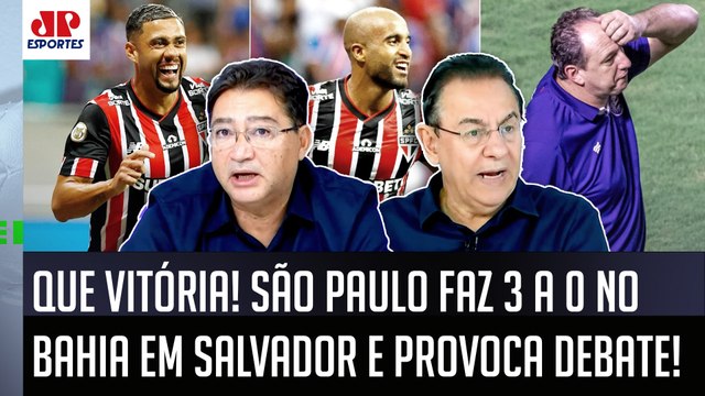 ISSO NÃO É POSSÍVEL, né??? E o que CHAMA A ATENÇÃO é que o São Paulo... 3 a 0 no Bahia é DEBATIDO!