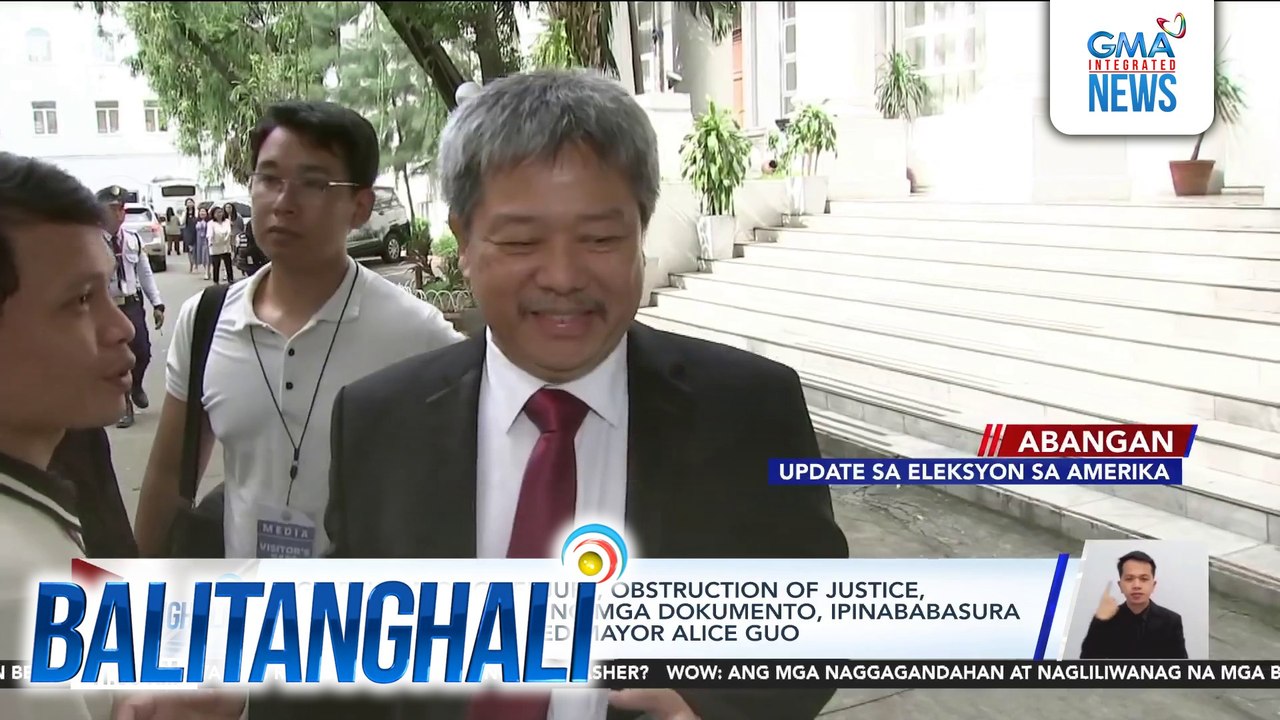 Mga reklamong perjury, obstruction of justice, at pamemeke umano ng mga dokumento, ipinababasura ng kampo ni dismissed Mayor Alice Guo | Balitanghali