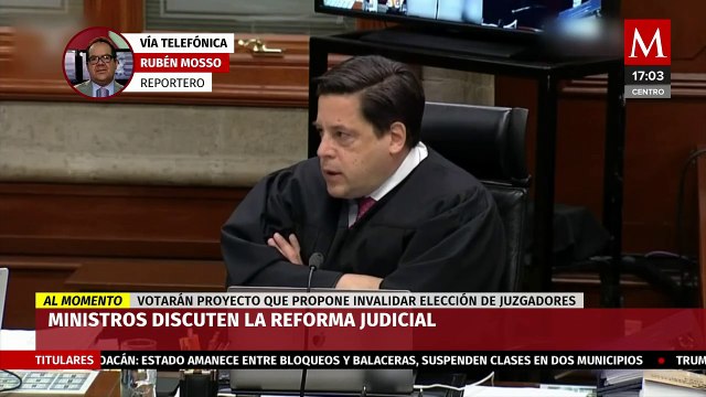 SCJN 'batea' proyecto del ministro Alcántara Carrancá sobre la reforma al Poder Judicial