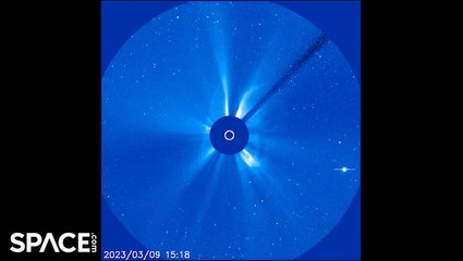 Butterfly-Shape' Coronal Mass Ejection Captured