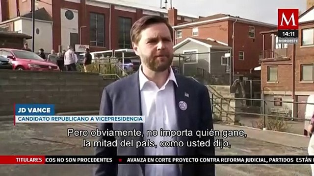JD Vance confía en la victoria republicana en las elecciones estadounidenses