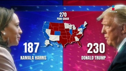 Así van las elecciones de Estados Unidos