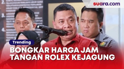 Netizen Bongkar Harga Jam Tangan Rolex Dirdik Kejagung Seharga Mobil Mewah