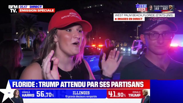 Élection américaine: Je suis optimiste mais je ne veux pas être déçue , assure cette électrice de Donald Trump au QG du candidat