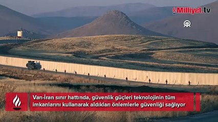 Van-İran sınırı üst düzey önlemlerle korunuyor