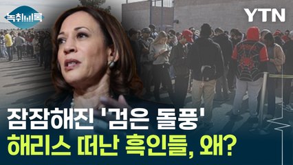 해리스 떠난 흑인들...잠잠해진 '검은 돌풍', 이유는? [Y녹취록] / YTN