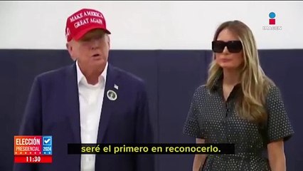 Donald Trump votó en Florida, ¿qué fue lo que dijo? | Cobertura Elecciones 2024