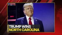 Trump wins North Carolina in 2024 presidential election.