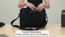 Targus 15-16 Inch Classic Slim Ergonomic Briefcase and Messenger Bag for 16