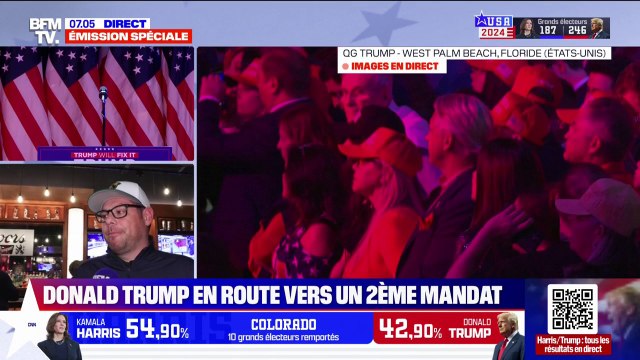 Élection américaine: On a hâte de le retrouver pour quatre ans , réagit un électeur républicain en Pennsylvanie