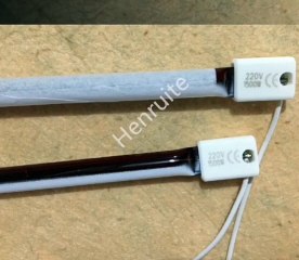 980mm 2500w half white ruby infrared halogen heat lamp infrared heater blow molding