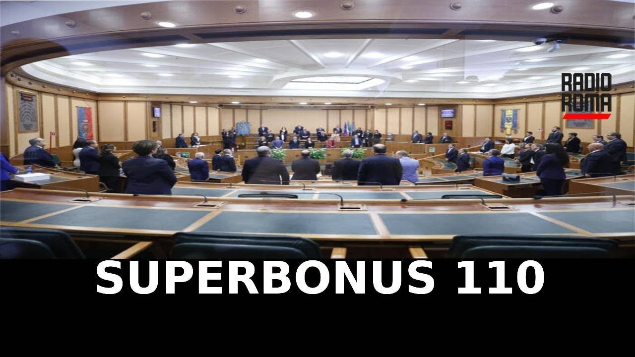 CONSIGLIO REGIONALE LAZIO, VIA ALLA LEGGE SUI CREDITI DEL SUPERBONUS