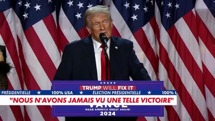 Donald Trump : «Nous n'avons jamais vu une telle victoire»