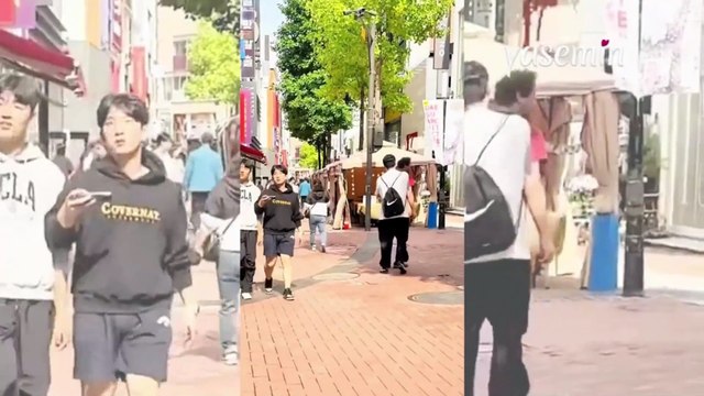 Güney Kore'de sosyal deney! Türk gezgin Ülkemden defol yazılı kağıdı çantasına yapıştırarak...