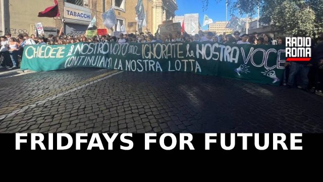 Fridays for Future, in corteo in 5000 a Roma