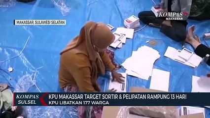 KPU Makassar Target Sortir & Pelipatan Rampung 13 Hari, KPU Libatkan 177 Warga
