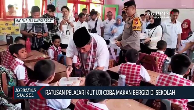 Ratusan Pelajar Ikut Uji Coba Makan Bergizi Di Sekolah