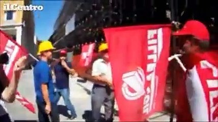 Il cantiere ? fermo? La Cigl lo ripulisce per farlo ripartire