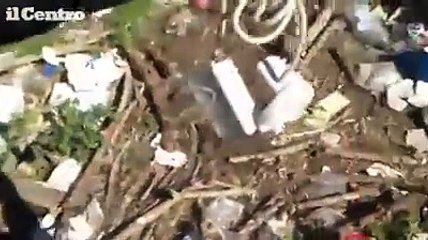 Chieti, il sopralluogo dell'Aca al cimitero dei contatori