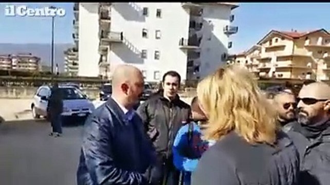 Forza Nuova e la casa occupata dai rom, tensione ad Avezzano