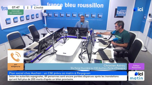 Des suppressions de postes prévus au Auchan de Perpignan selon ce représentant syndical FO