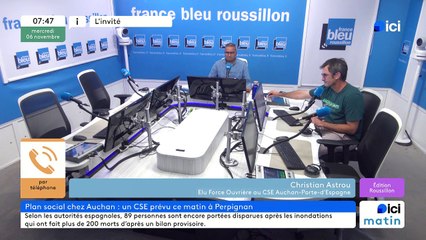 Des suppressions de postes prévus au Auchan de Perpignan selon ce représentant syndical FO