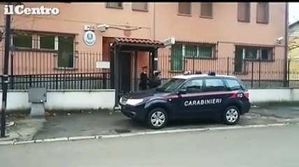 Capistrello, lo stalker seriale torna in carcere salutando i cronisti