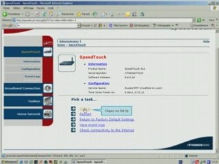 Installation et configuration des modems