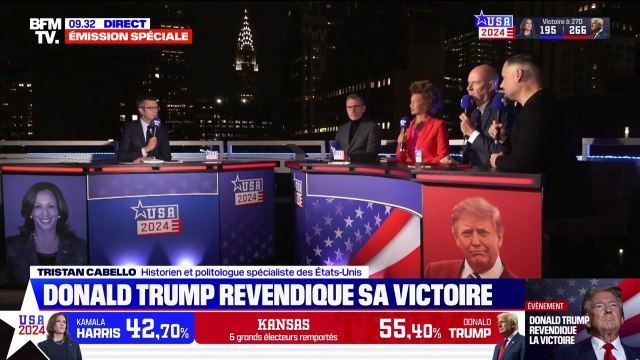 Présidentielle américaine: Kamala Harris n'a pas réussi à convaincre , assure Tristan Cabello (historien)